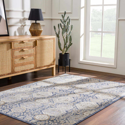 Parkerfield Blue Area Rug - Decor Addict, LLC