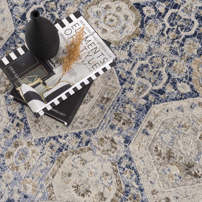 Parkerfield Blue Area Rug - Decor Addict, LLC
