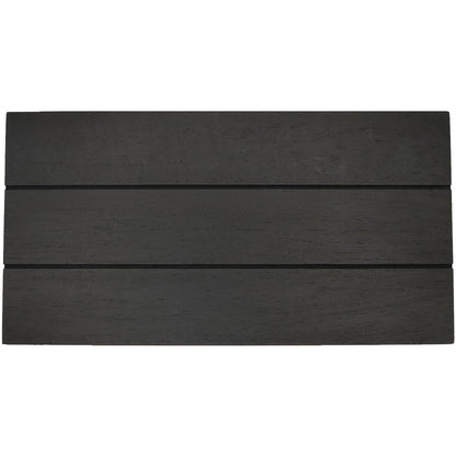 Black Rectangular Wood Tray - Decor Addict, LLC