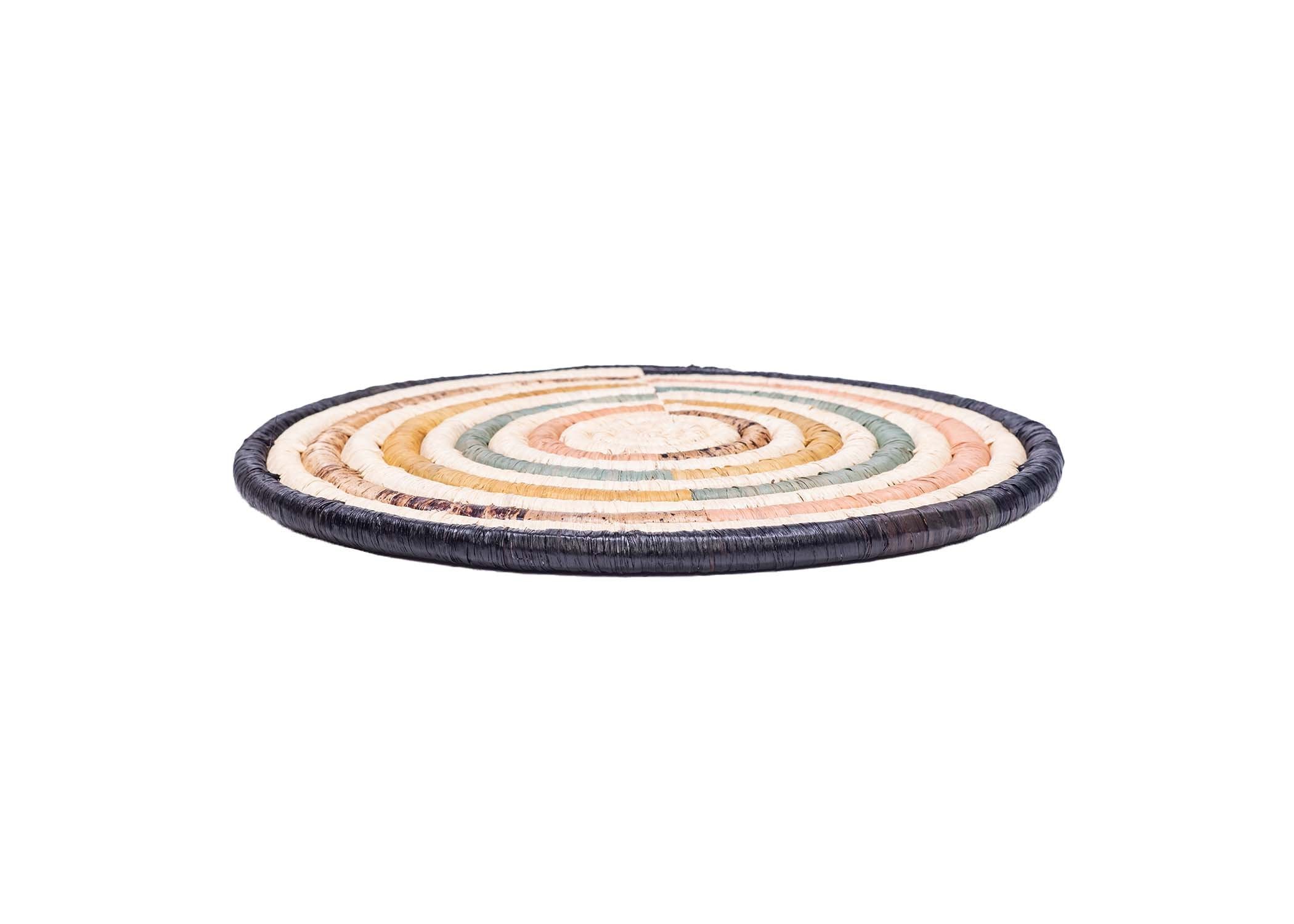 10" Peach & Banana Bark Striped Trivet - Decor Addict, LLC