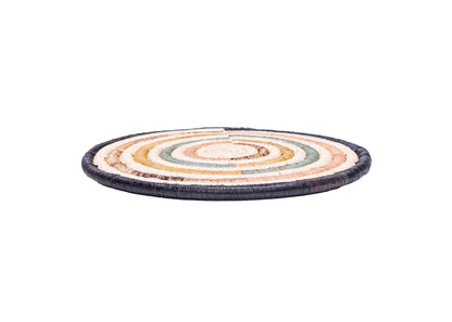 10" Peach & Banana Bark Striped Trivet - Decor Addict, LLC