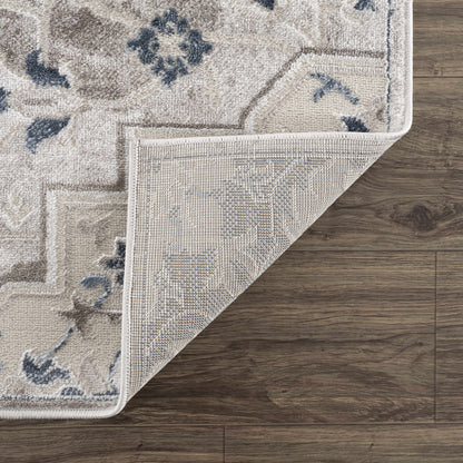 Calum Blue & Gray Area Rug - Decor Addict, LLC