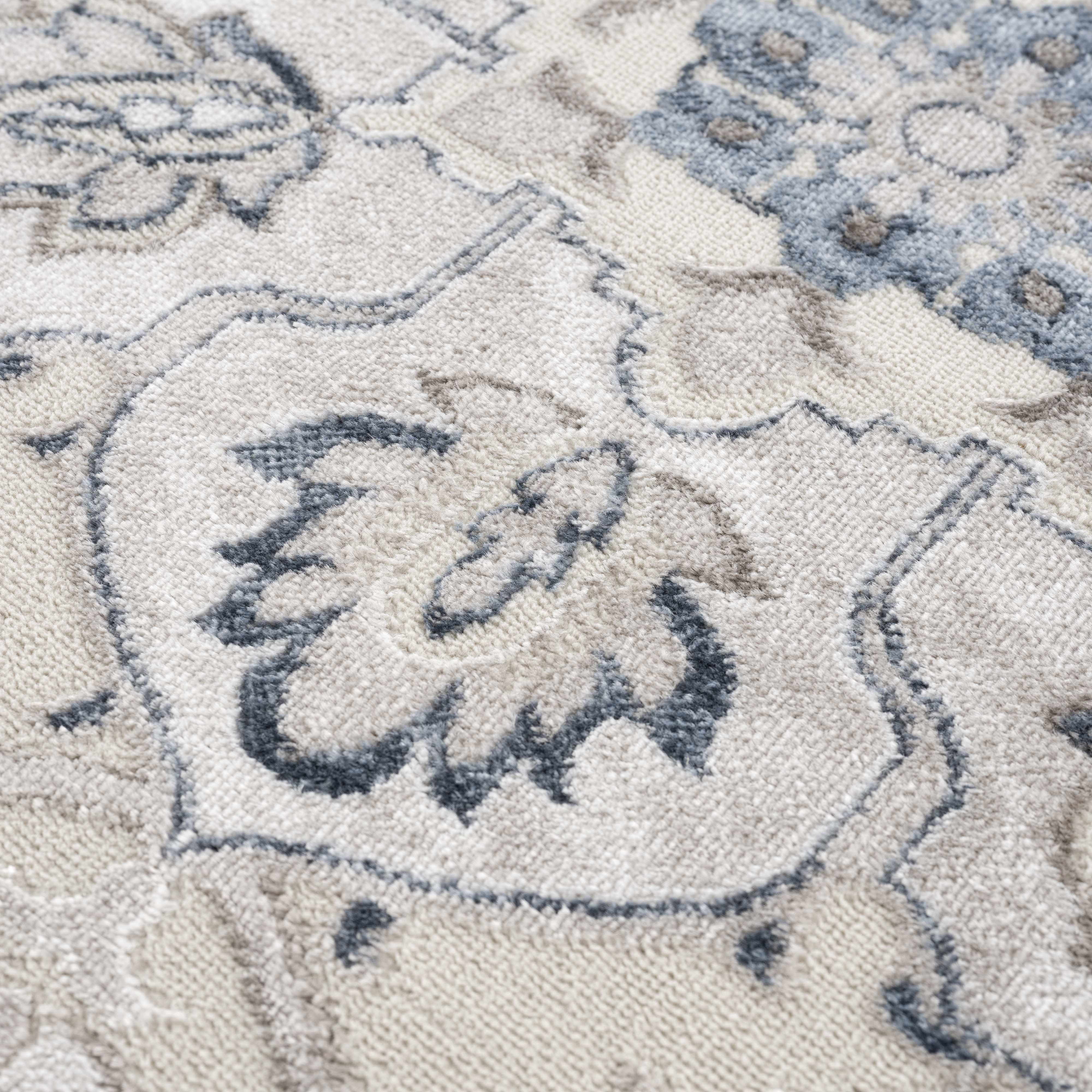 Calum Blue & Gray Area Rug - Decor Addict, LLC