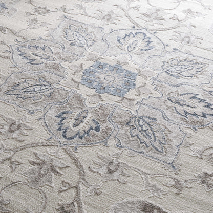 Calum Blue & Gray Area Rug - Decor Addict, LLC