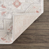 Calum Pink & Gray Area Rug - Decor Addict, LLC