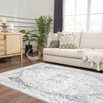 Ivory Hera Washable Area Rug - Decor Addict, LLC