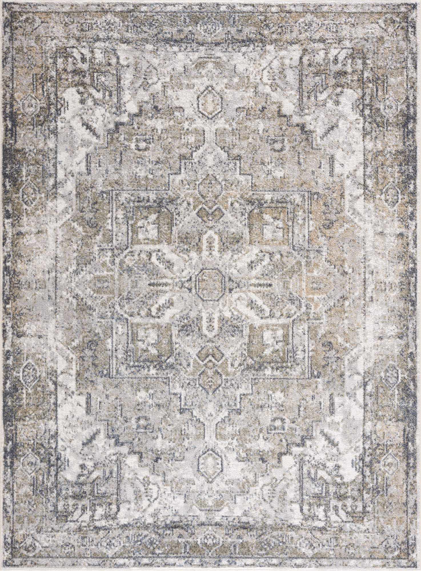 Olive Hera Washable Area Rug - Decor Addict, LLC