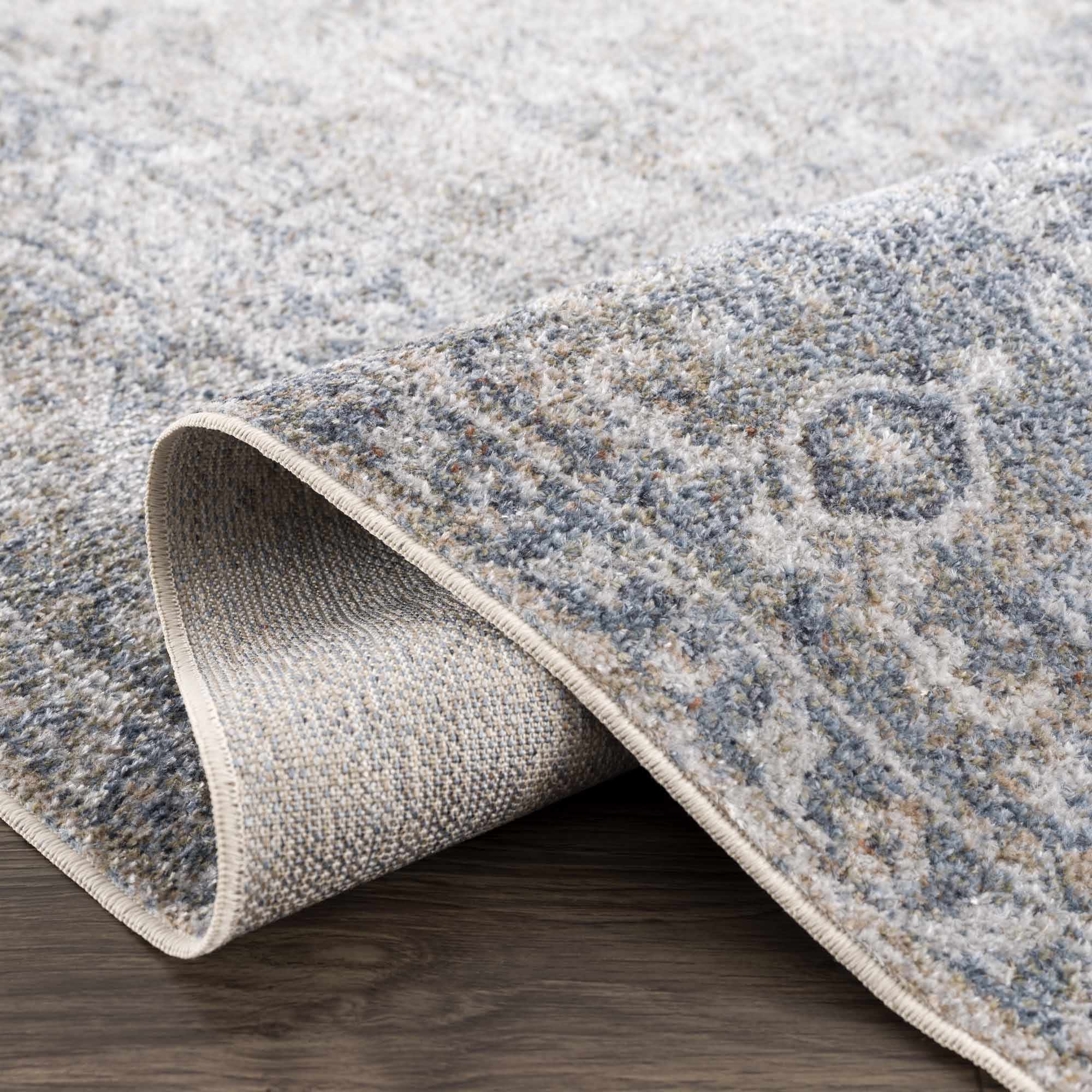 Gael Blue Washable Area Rug - Decor Addict, LLC