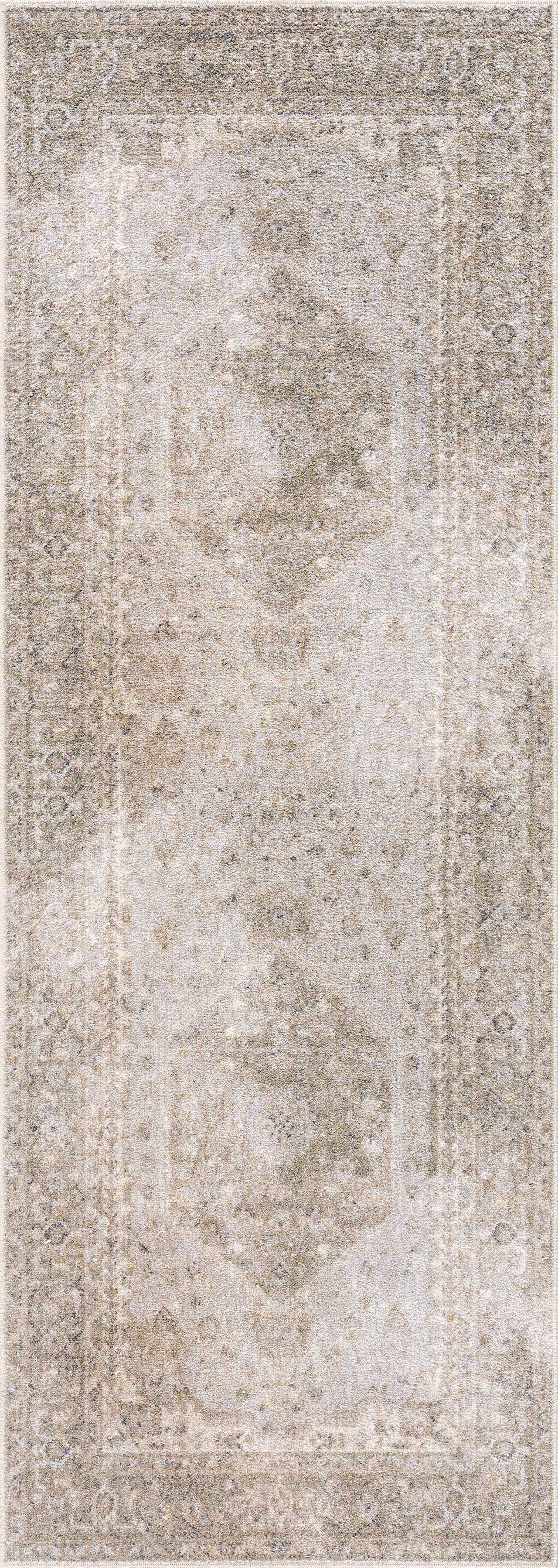 Gael Cream Washable Area Rug - Decor Addict, LLC