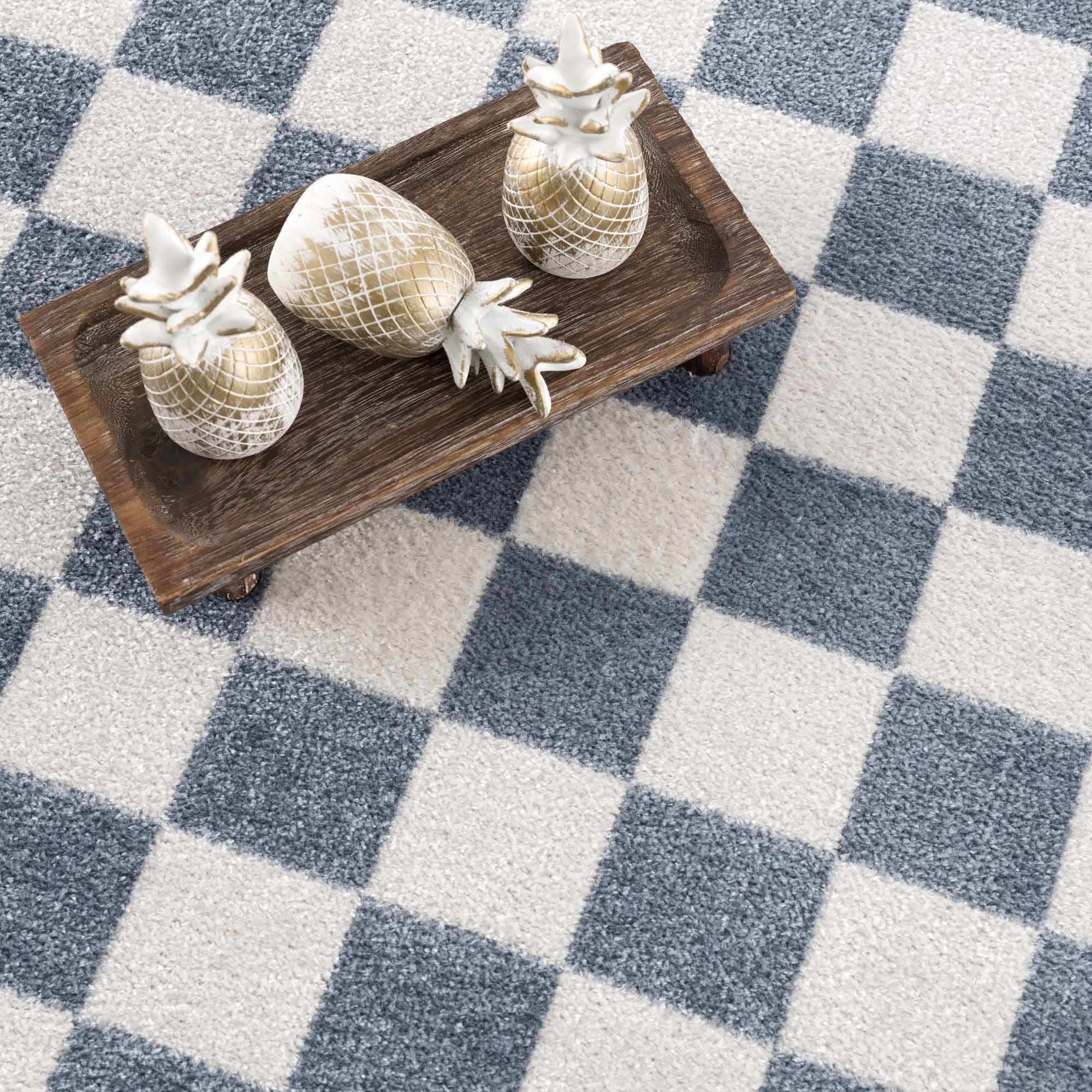 Brone Checkered Washable Area Rug - Decor Addict, LLC