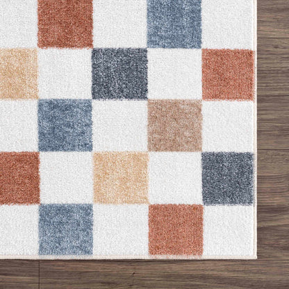 Alie Colorful Checkered Washable Rug - Decor Addict, LLC
