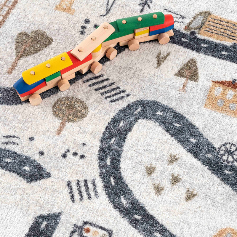 Mave Roads Washable Rug for Kids - Decor Addict, LLC