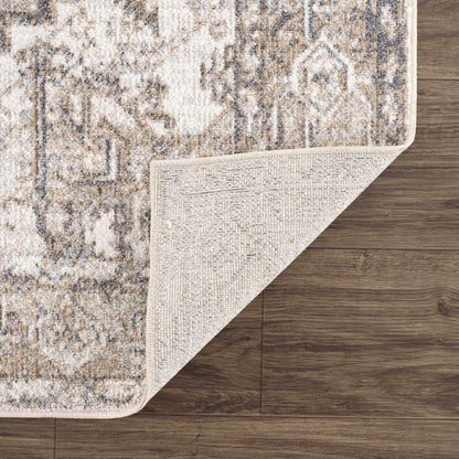 Hera Brown&Cream Washable Area Rug - Decor Addict, LLC