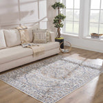 Hiti Cream Washable Performance Rug - Decor Addict, LLC