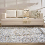 Hiti Cream Washable Performance Rug - Decor Addict, LLC