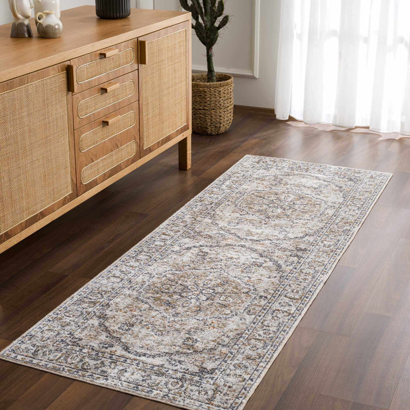 Hiti Cream Washable Performance Rug - Decor Addict, LLC