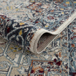 Cabacungan Blue & Rust Washable Area Rug - Decor Addict, LLC