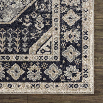 Cabacungan Cream & Gray Washable Area Rug - Decor Addict, LLC