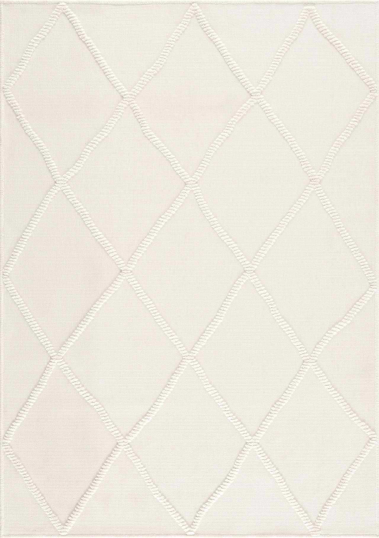 Amani White Washable Area Rug - Decor Addict, LLC