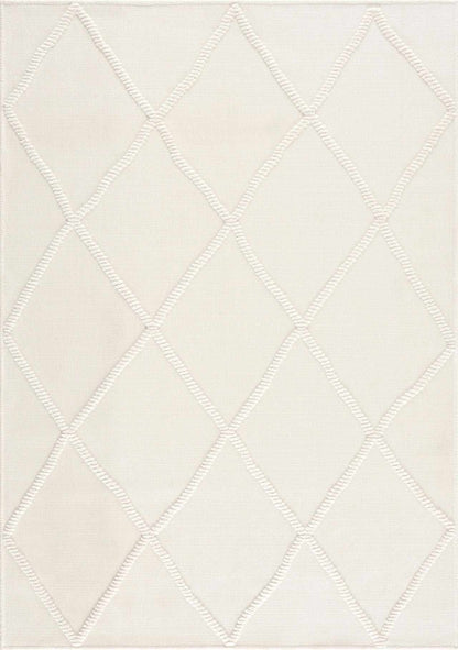 Amani White Washable Area Rug - Decor Addict, LLC