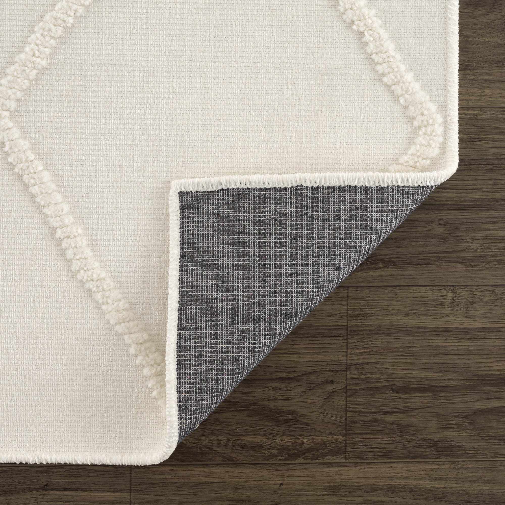 Amani White Washable Area Rug - Decor Addict, LLC
