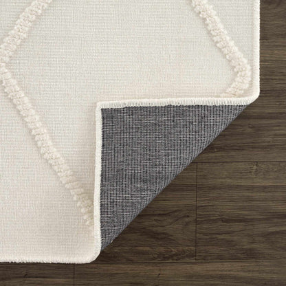 Amani White Washable Area Rug - Decor Addict, LLC