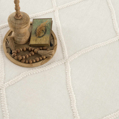 Amani White Washable Area Rug - Decor Addict, LLC