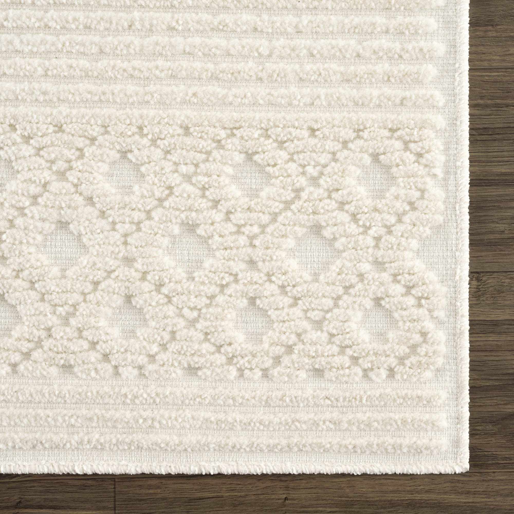 Drago White Washable Area Rug - Decor Addict, LLC