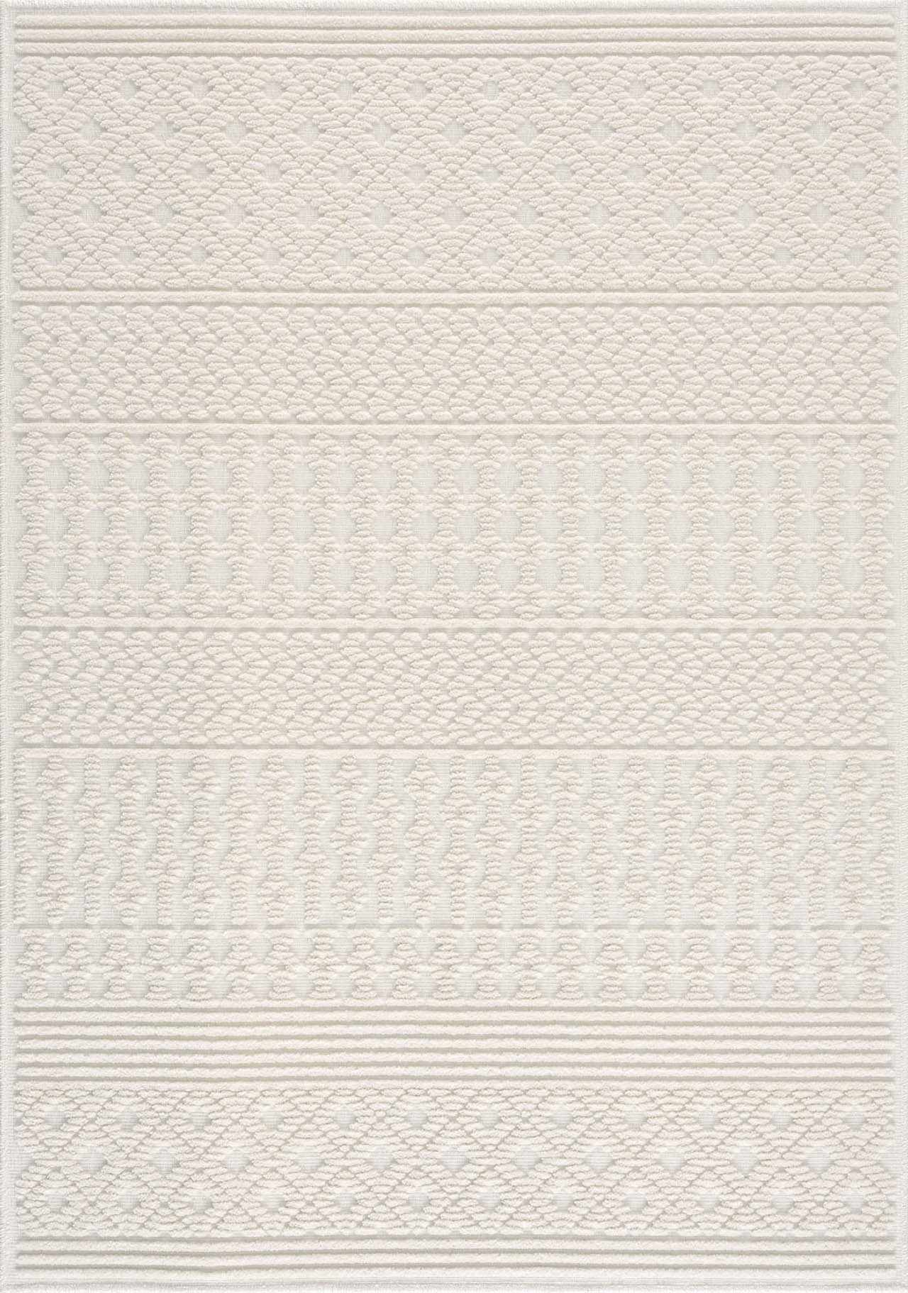 Drago White Washable Area Rug - Decor Addict, LLC