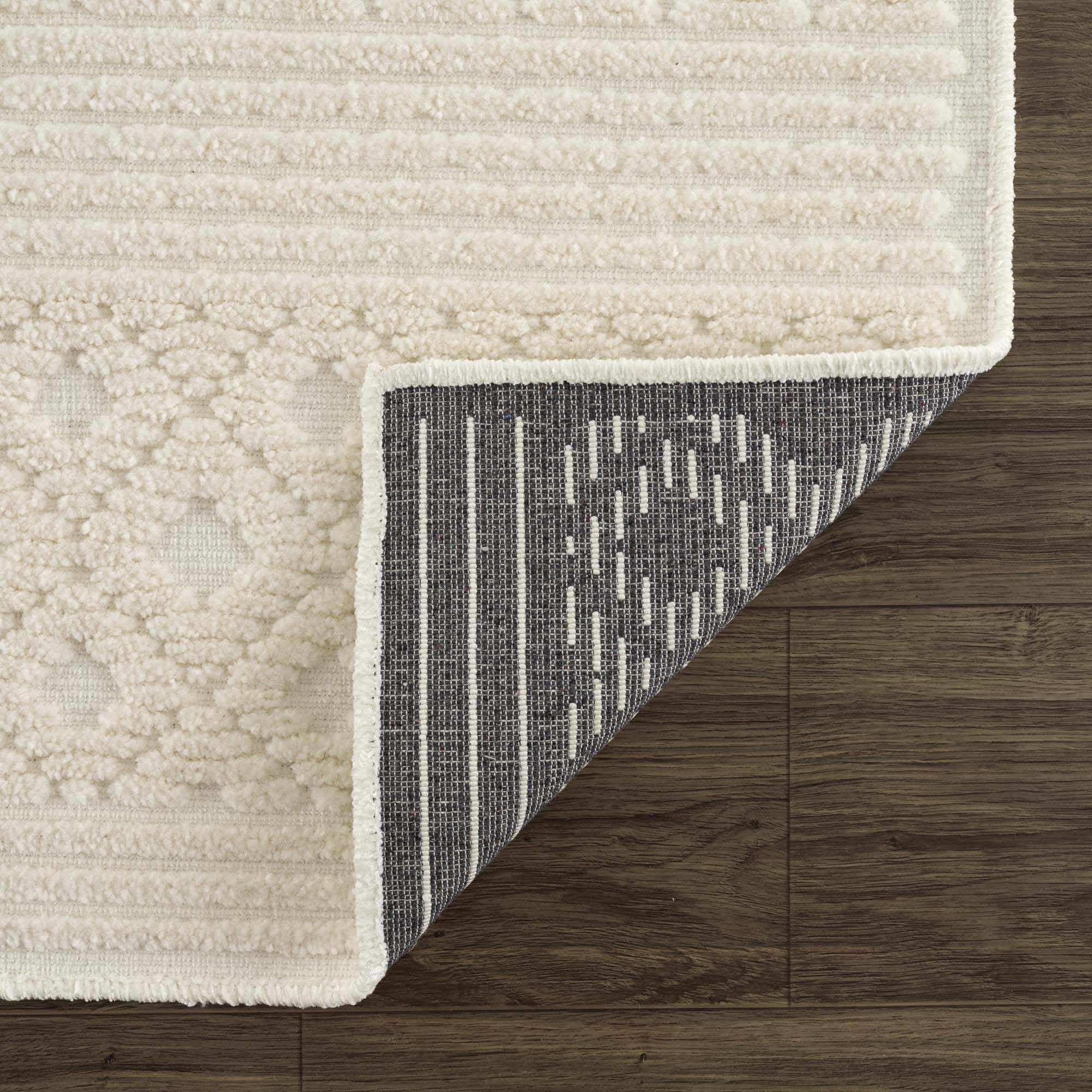 Drago White Washable Area Rug - Decor Addict, LLC