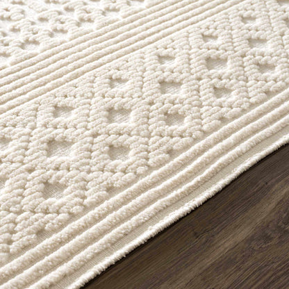 Drago White Washable Area Rug - Decor Addict, LLC