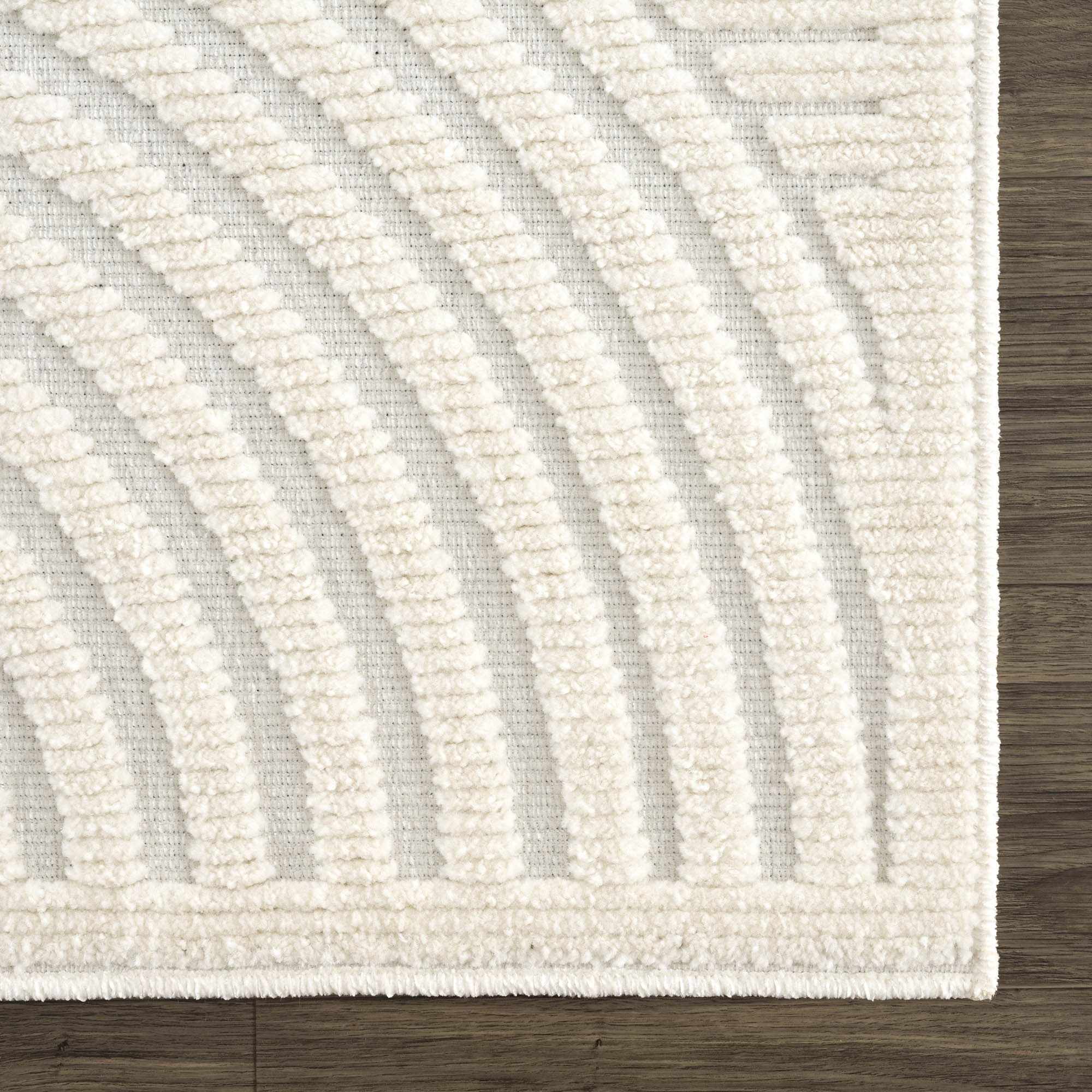 Deron White Washable Area Rug - Decor Addict, LLC