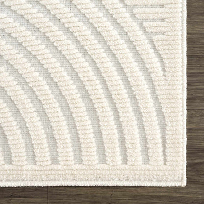 Deron White Washable Area Rug - Decor Addict, LLC