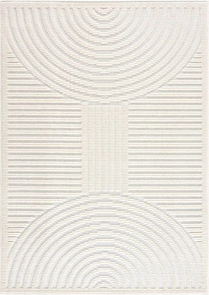 Deron White Washable Area Rug - Decor Addict, LLC