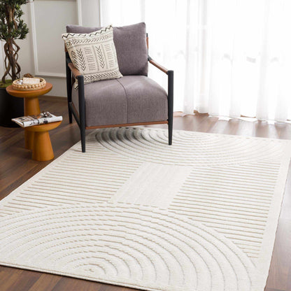 Deron White Washable Area Rug - Decor Addict, LLC