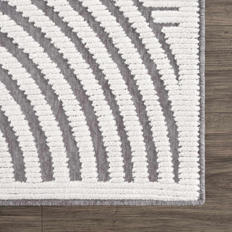 Deron Gray Washable Area Rug - Decor Addict, LLC