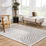 Deron Gray Washable Area Rug - Decor Addict, LLC