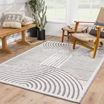 Deron Gray Washable Area Rug - Decor Addict, LLC