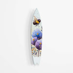 Crazy About Bees Acrylic Surfboard Wall Art
