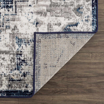 Buenaventura Navy Area Rug - Decor Addict, LLC