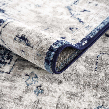 Buenaventura Navy Area Rug - Decor Addict, LLC