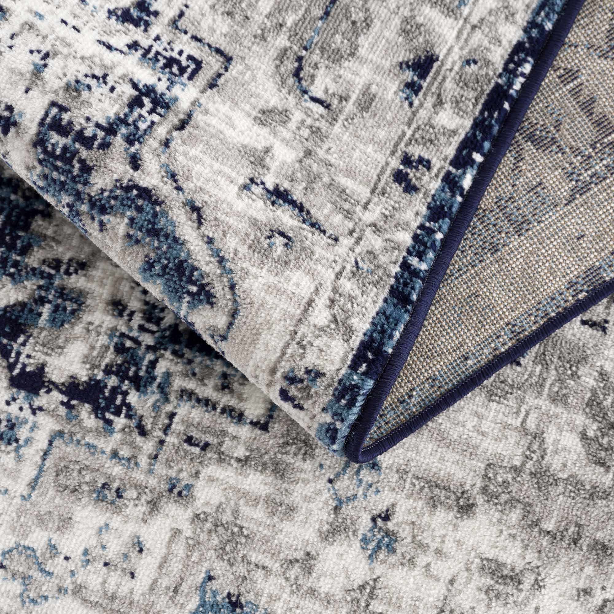 Buenaventura Navy Area Rug - Decor Addict, LLC