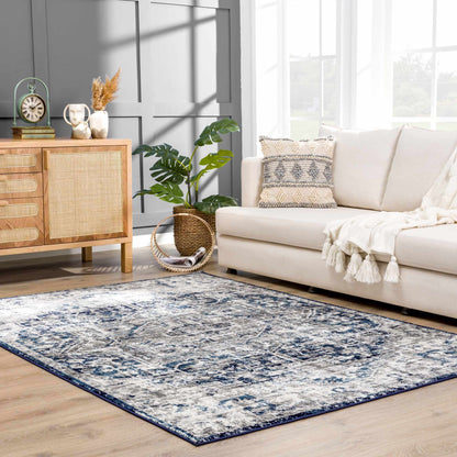 Buenaventura Navy Area Rug - Decor Addict, LLC