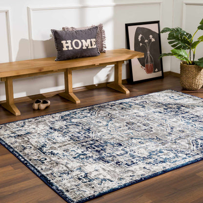 Buenaventura Navy Area Rug - Decor Addict, LLC