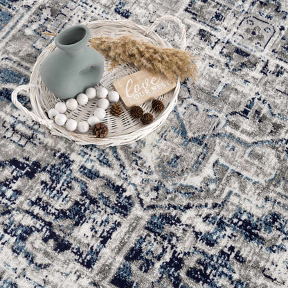 Buenaventura Navy Area Rug - Decor Addict, LLC