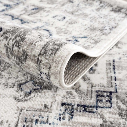 Buenaventura Cream & Navy Area Rug - Decor Addict, LLC