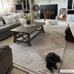 Maulawin Cream High-Low Area Rug - Decor Addict, LLC