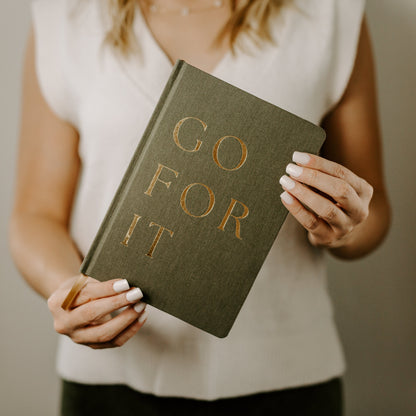 Go For It Fabric Journal - Decor Addict, LLC