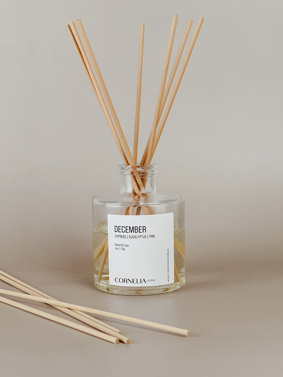 December Reed Diffuser by Cornelia Home - Decor Addict, LLC