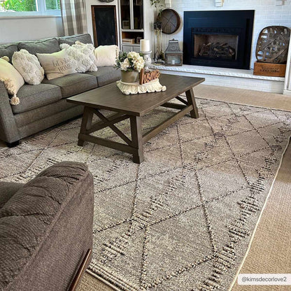Nyla Bone Area Rug - Decor Addict, LLC